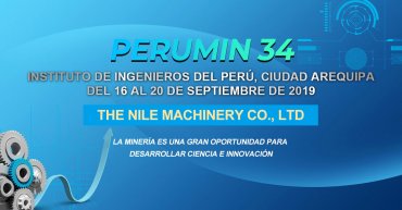 The Nile Mochinery asistirá la feria Perumin 34 en Perú.