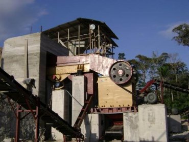 La planta de trituracion de granito con la capacidad de 100tph